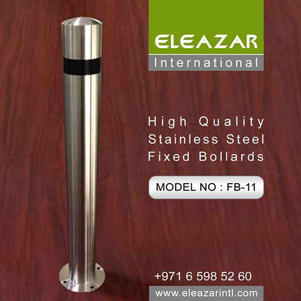 High Quality Stainless Steel Fixed Bollard UAE