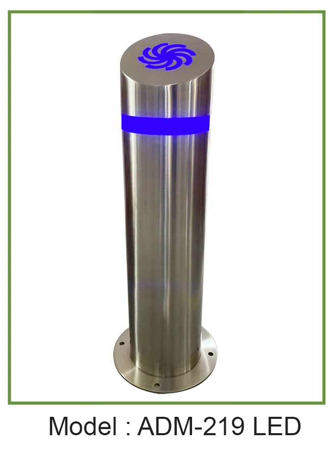 Stainless Bollards with customized logo