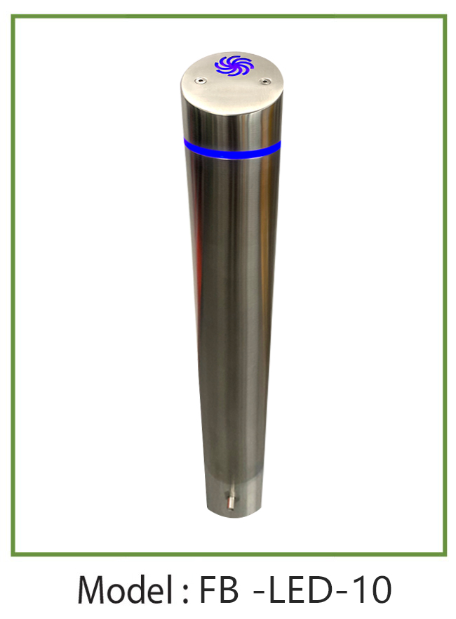 Stainless Bollards with customized logo