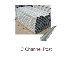 C Channel Post