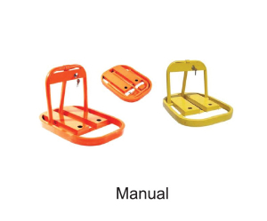Parking Lot Lock Manual